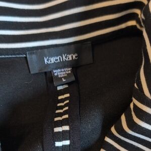 Karen Kane Black and White Blazer for a Chic Look